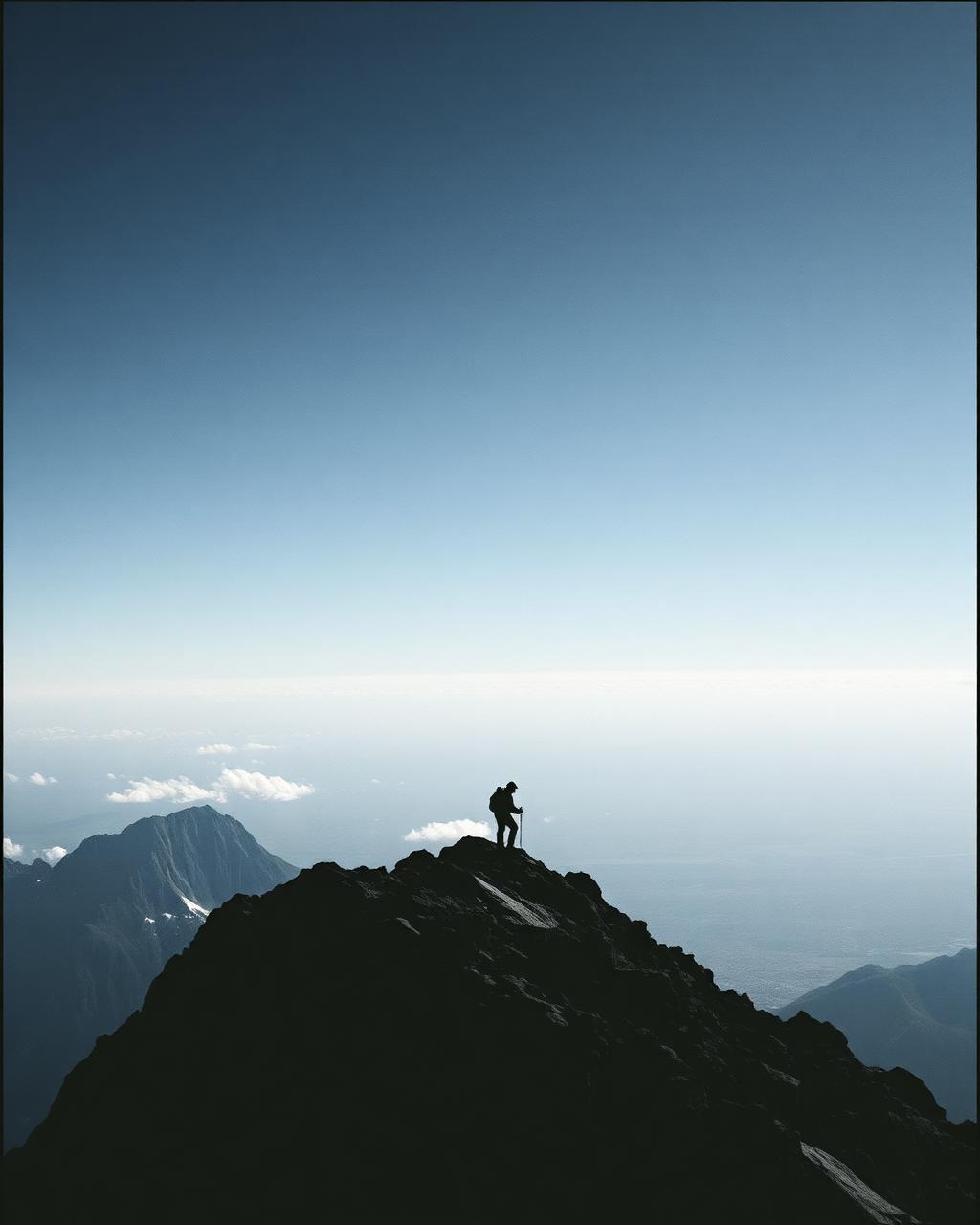 Altitude — Exposed summit. Thin air. Massive sky.